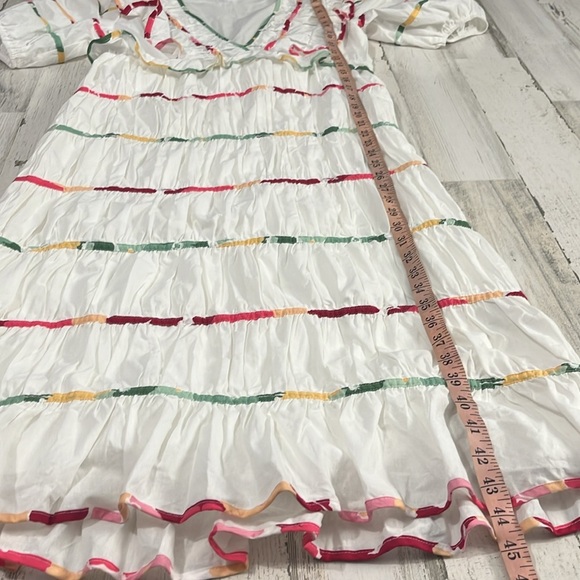 Storia Rainbow Striped Dress Size Medium - Picture 9 of 9